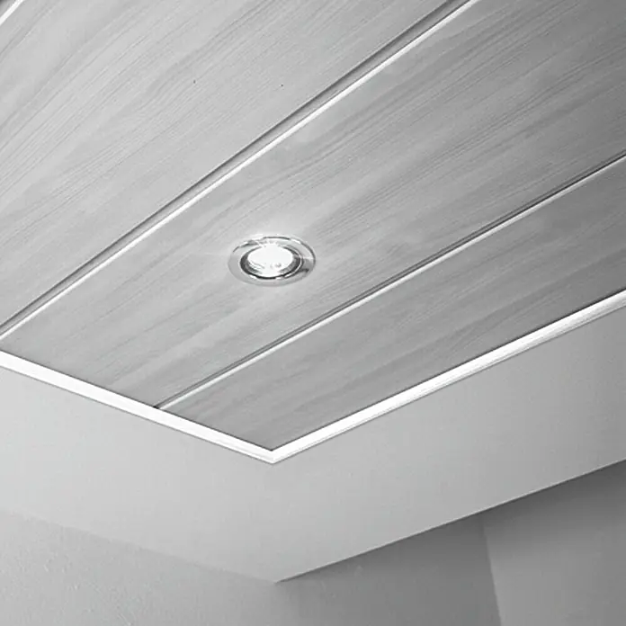 LOGOCLIC Polukružna kutna lajsna Edelweiß Pore - 2,6 m x 12 mm x 12 mm, Polukružna - Živopisni prikaz