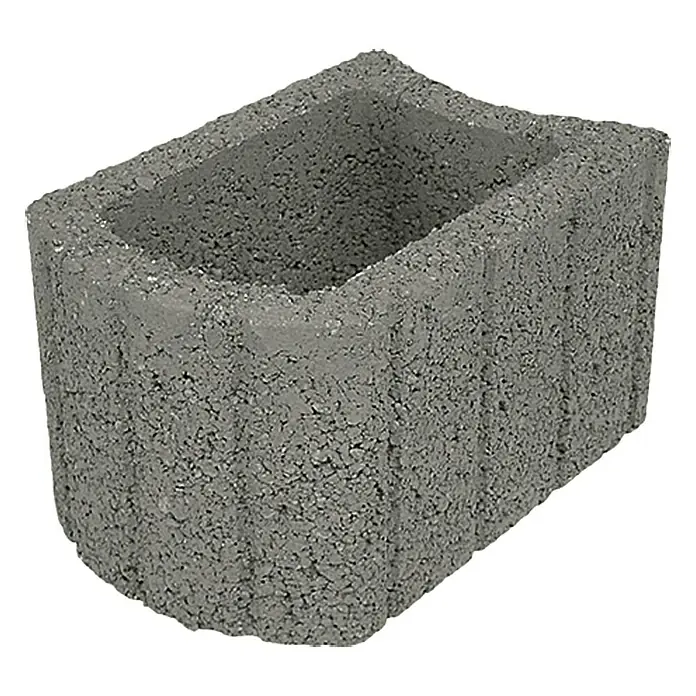 Pflanzstein Multistein - Grau, 33 x 24 x 20 cm, Beton