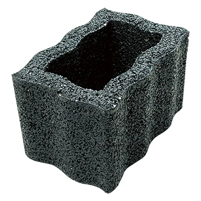 Škarpni element za cvijeće Betonska posuda - Antracit, 30 x 20 x 20 cm, Beton