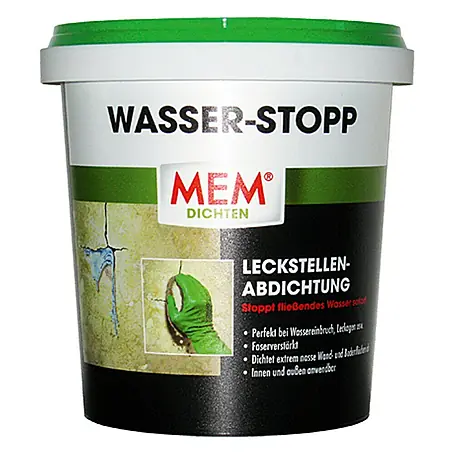 MEM  Wasser-Stopp