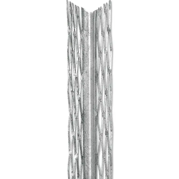 Catnic Putzeckprofil - Länge: 300 cm, Passend für: 12 mm Putzstärke, Stahl - Vorderansicht