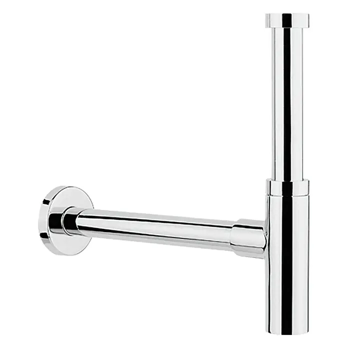 Bäderwelt Waschtisch-Siphon Korfu - 1¼″, Durchmesser: 32 mm, Chrom