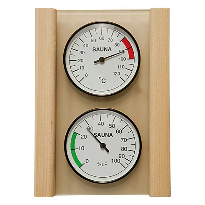 Weka Hygro- & Thermometer-Set - Temperaturbereich Thermometer: 0 °C bis +120 °C, Messbereich Hygrometer: 0 - 100 % r.F.