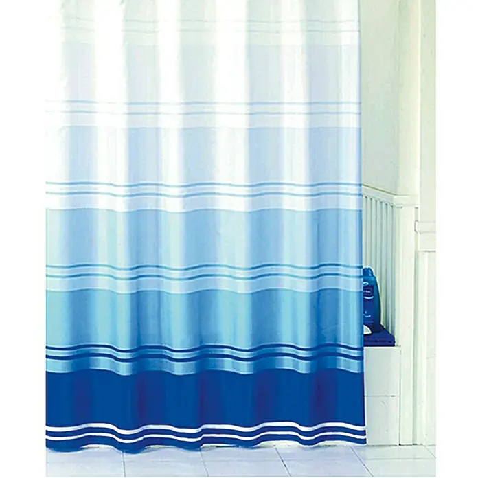 Venus Tekstilna zavjesa za kadu Sea - 240 x 200 cm, Plave boje