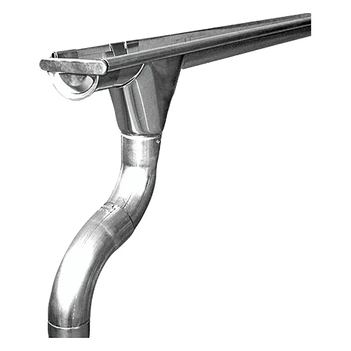 Sarei Rinnenstutzen - Nennweite: 125/80 mm, Zink - Anwendungsbeispiel