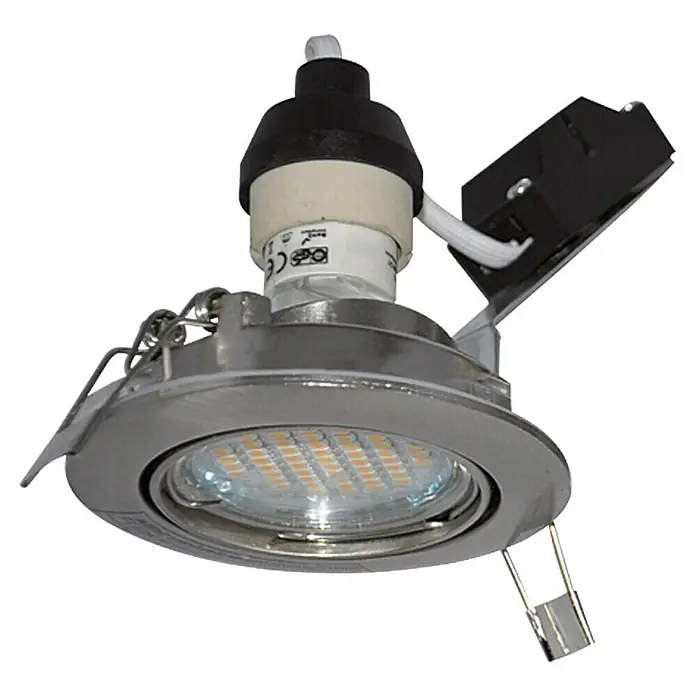Tween Light LED-Einbauleuchten-Set - 9,6 W, Nickel matt, Warmweiß, IP44