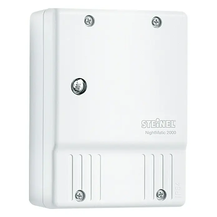 Steinel Senzor za svjetlost NightMatic 2000 - 1.000 W, Bijele boje - Pogled sprijeda
