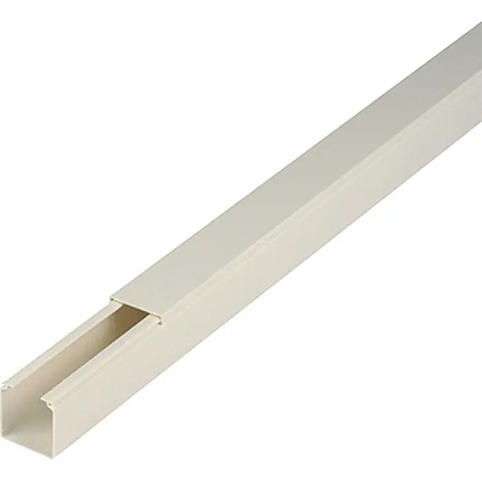 Kabelski kanal - 2 m x 22 mm x 10 mm, Bijele boje - Pogled s desne strane