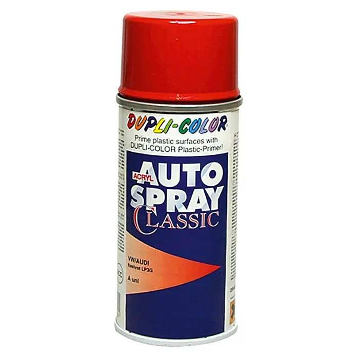 Dupli-Color Acryl-Autospray Classic - Audi/VW, Flashrot, 150 ml - Vorderansicht