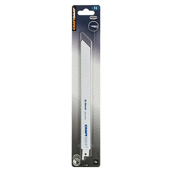 Craftomat List za sabljastu pilu S 1122 BF - Metal, 2 -dij., Razmak između zubaca: 1,8 mm - Pogled sprijeda