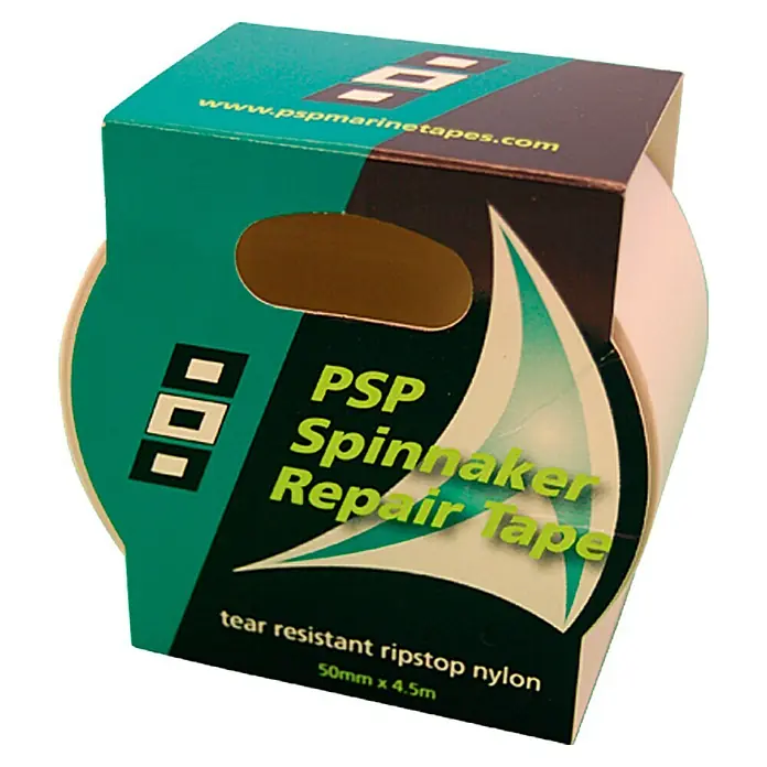 PSP Spinnakertape - Weiß, 4,5 m x 50 mm - Rechte Seitenansicht