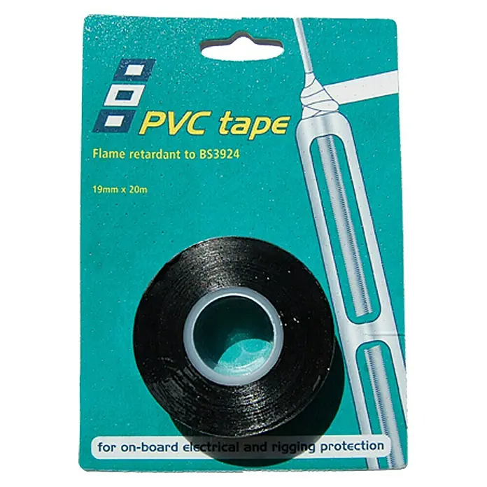 PSP Electrical & Rigging Tape - Schwarz, 20 m x 19 mm - Vorderansicht