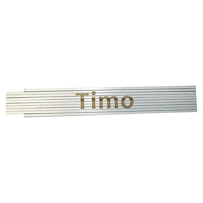 Heka Duimstok - Opdruk: Timo, 2 m - Top-down weergave