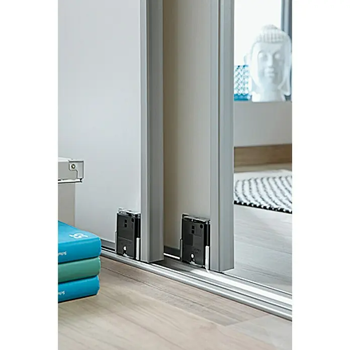 Optimum Set za klizna vrata - Bijelo-sive boje, 120 x 250 cm