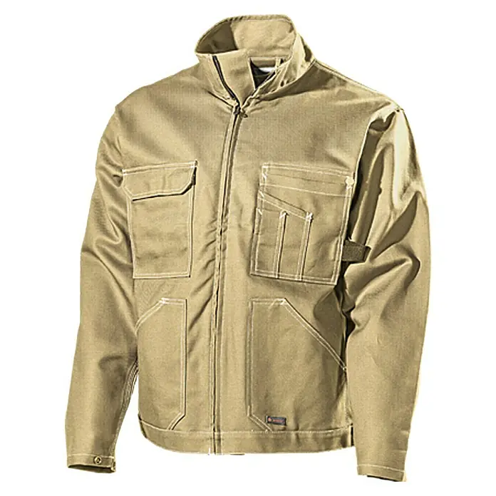 L.Brador Arbeitsjacke 2021 B - S, Khaki, Baumwolle