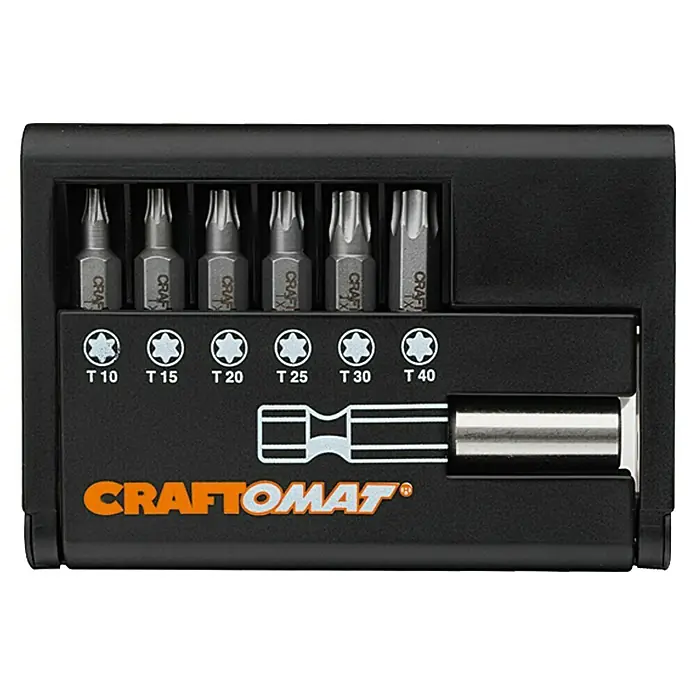 Craftomat Komplet bit nastavaka - 7 -dij., Unutarnji TORX® vijci