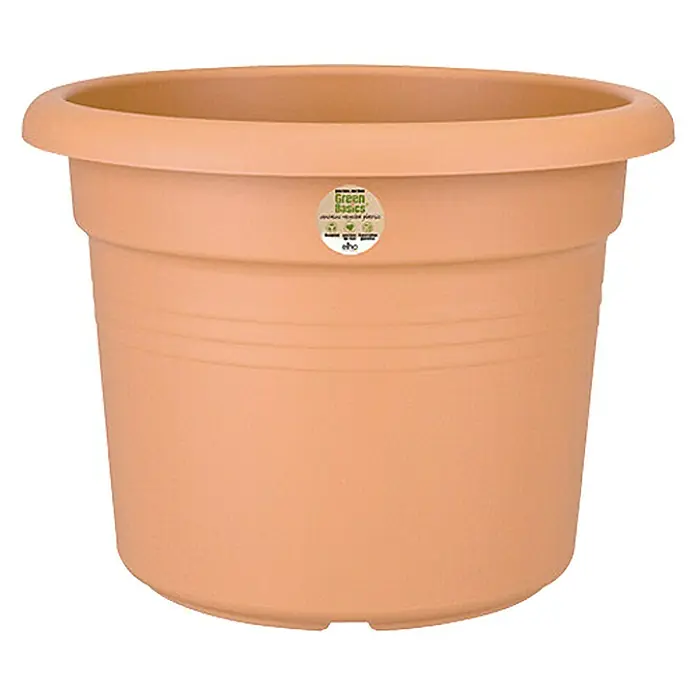 Elho Tegla za cvijeće Green Basics Cilinder - Maks. vanjski promjer: 55 cm, Visina: 41 cm, Plastika, terakota - Pogled sprijeda