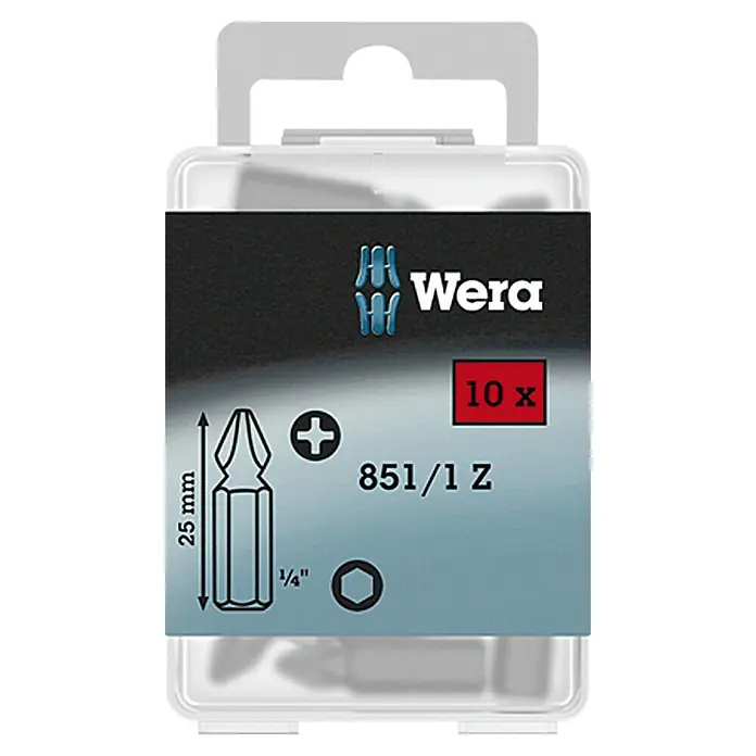 Wera Bit-Box 851/1 - PH 2, 10 -tlg.
