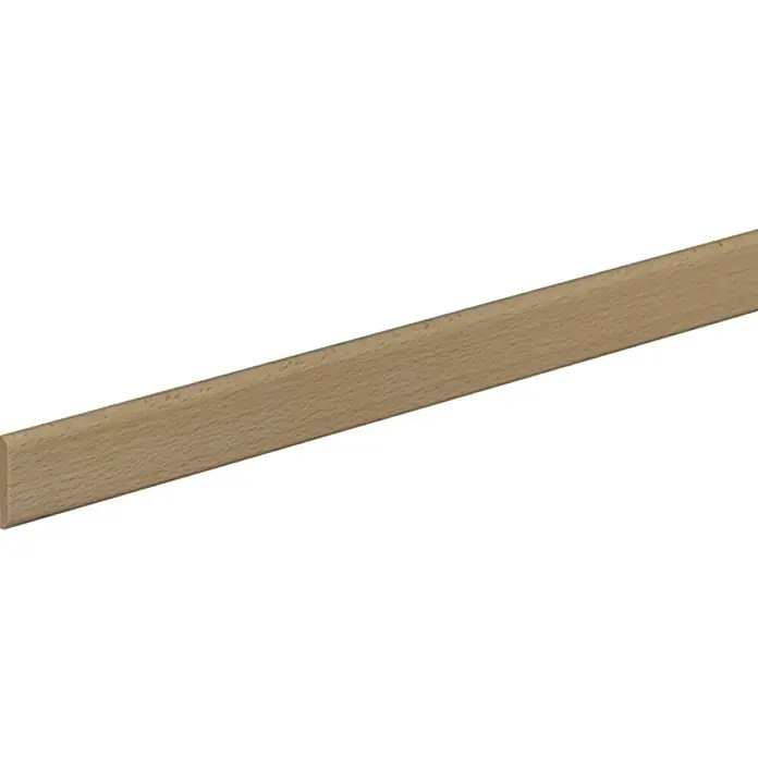 Profiles and more Lajsna za tapete - 0,95 m x 29 mm x 4 mm, Bukva, Neobrađeno - Pogled s lijeve strane