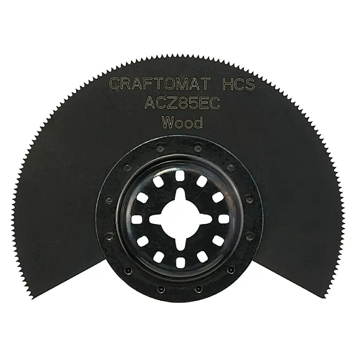 Craftomat Segmentni list za pilu ACZ 85 EC - Promjer: 85 mm, Drvo/plastika - Pogled sprijeda