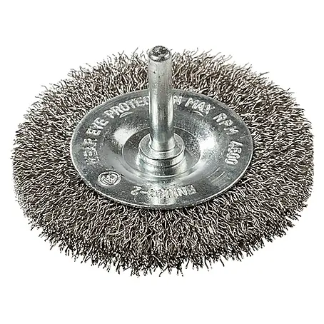 Craftomat  Scheiben-Drahtbürste Inox