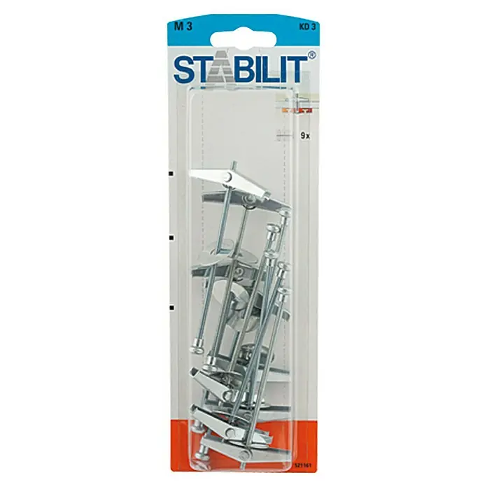 Stabilit Taco de resorte KD3K - Longitud taco: 95 mm, 9 uds., Diámetro taladro: 12 mm - Vista frontal
