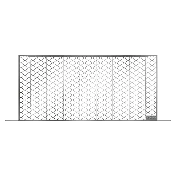 ACO Therm Lichtschachtrost - 104 x 40 cm, Stahl verzinkt, Streckmetall - Ansicht von oben