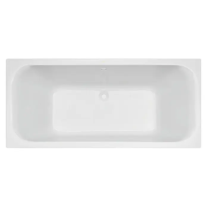 Camargue Badewanne Hermosa - 180 x 80 cm, Weiß, Sanitäracryl