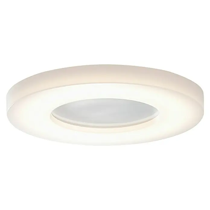 Ledvance LED-Wand- & Deckenleuchte Ring - 18 W, Silber/Grau, Warmweiß