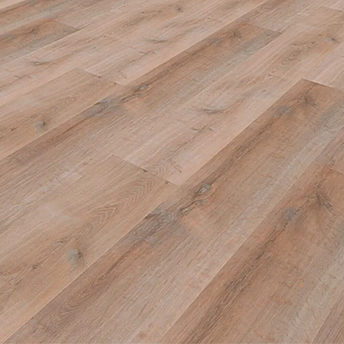 b!design Podna vinilna obloga Maxi Western hrast - 1.210 x 220 x 5 mm, Rustikalni pod - Pogled sprijeda