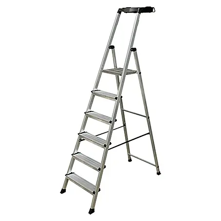 Krause Monto Stufenstehleiter Secury MultiGrip