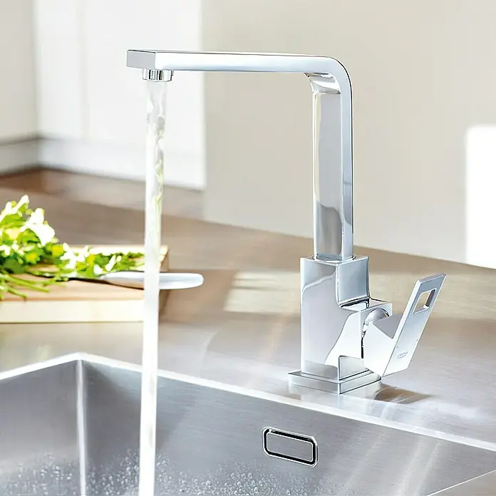 Grohe Eurocube Spültischarmatur - Chrom, Glänzend, Hoher Auslauf - Stimmungsaufnahme