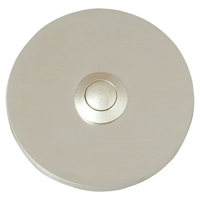 Heidemann Beldrukker Rügen - Roestvrij staal, Diameter: 70 mm