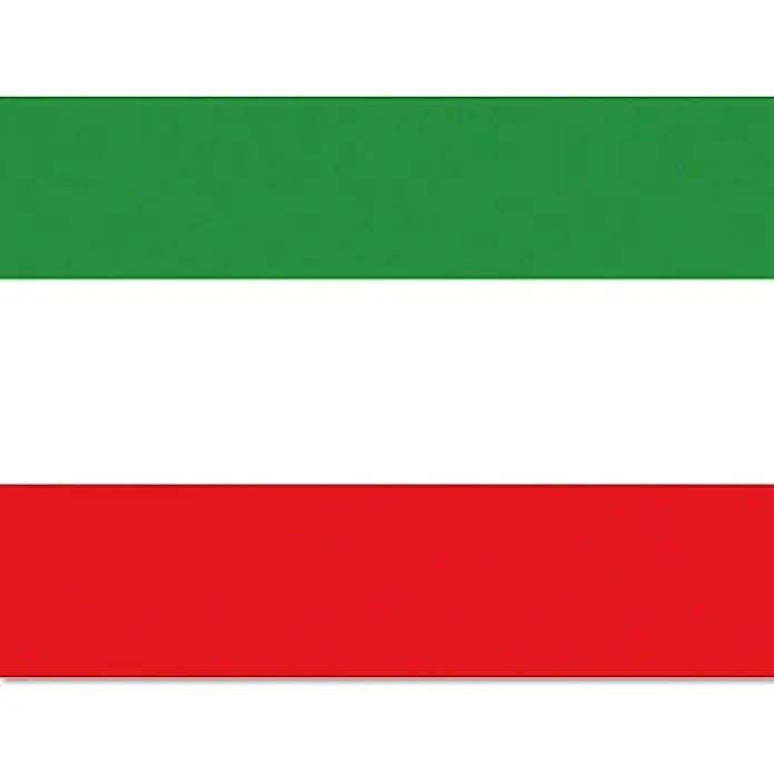 Vlag - Noordrijn-Westfalen, 45 x 30 cm, Spunpolyester