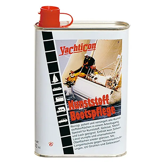 Yachticon Kunststoff-Bootspflege - Flüssig, Hochglänzend, 500 ml