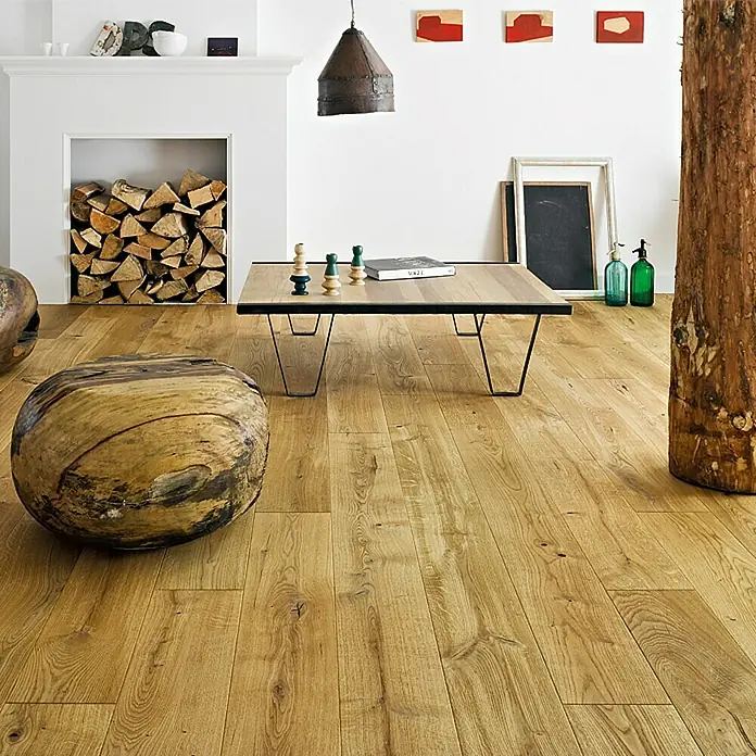 Fertigparkett Eiche natur geölt - 1.092 x 180 x 14 mm, Landhausdiele