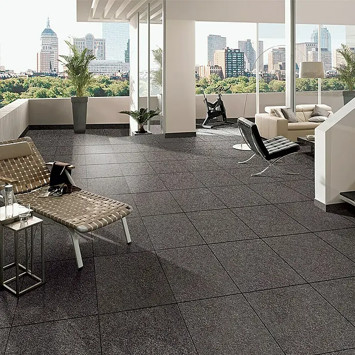 Terrassenfliese Cera 2.0 - 60 x 120 x 2 cm, Basaltgrau, Matt