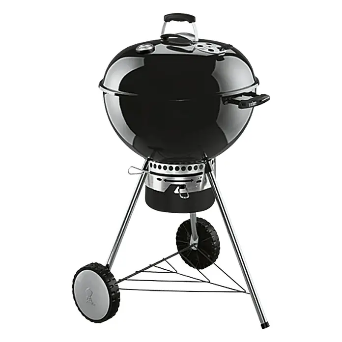 Weber Barbacoa redonda con tapa Master Touch GBS - Negro, Superficie parrilla: Ø 57 cm
