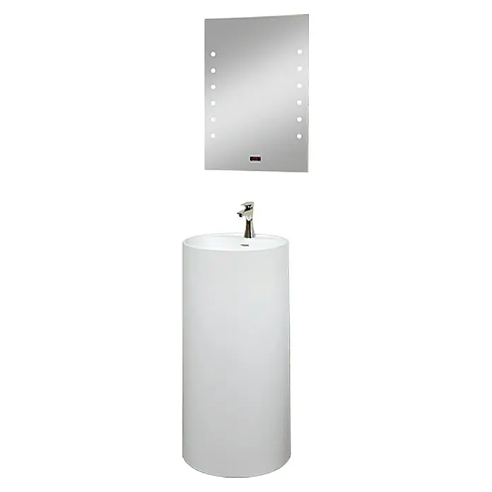 Riva Ogledalo s LED rasvjetom Basento 2 - 50 x 70 cm, Broj žarulja: 12 Kom.