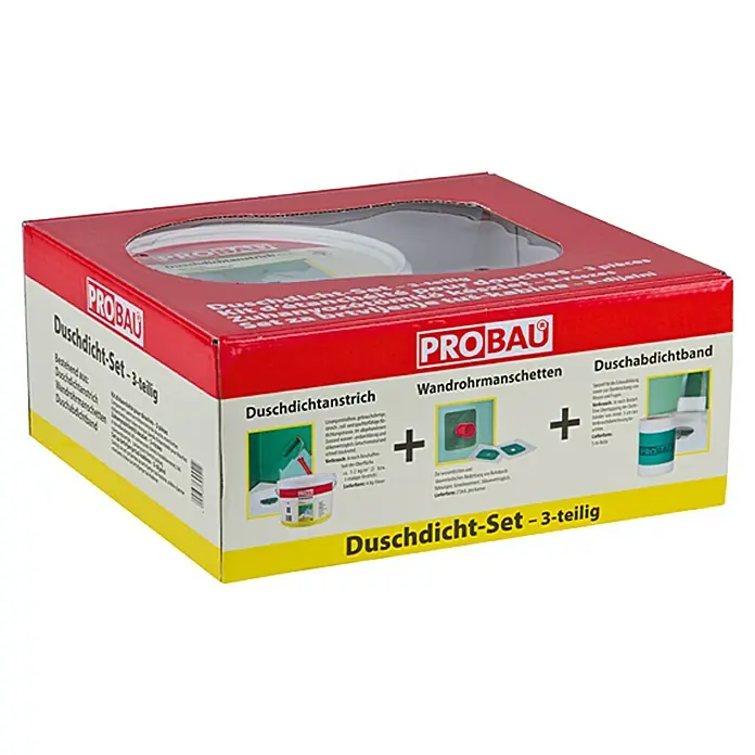 Probau eco Set za brtvljenje tuš kabine - 3-dij. - Pogled s lijeve strane