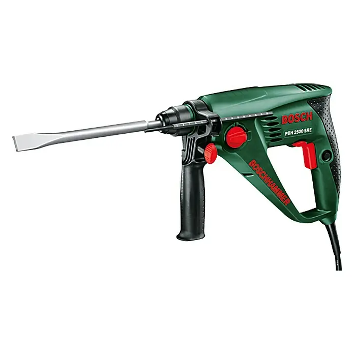 Bosch Bohrhammer PBH 2500 SRE - 600 W, Max. Schlagzahl: 5.000/min - Linke Seitenansicht