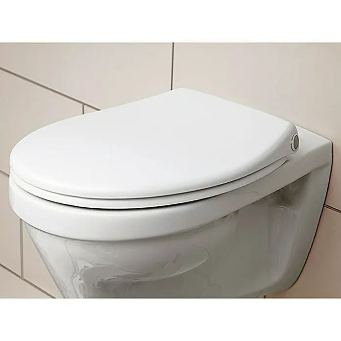 Poseidon WC daska Shine - Samospuštajuća, Duroplast, Bijele boje