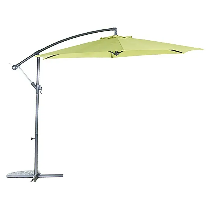 Sunfun Viseći suncobran Toscana - Lipa zelene boje, Promjer: 300 cm