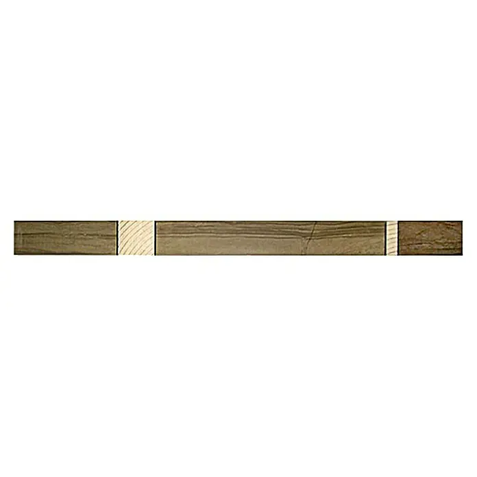Fliesenbordüre Wood - 60 x 4,8 cm, Creme, Matt