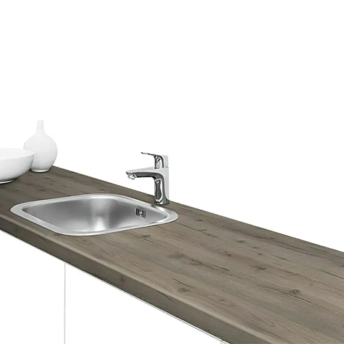 Resopal Premium Kuhinjska radna ploča po mjeri - Platin Oak, Maksimalna dimenzije rezanja: 365 cm, Debljina: 3,8 cm, Širina: 60 cm - Živopisni prikaz