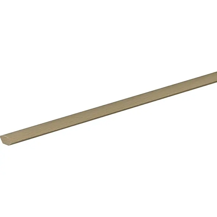 Profiles and more Drvena lajsna - 0,95 m x 14 mm x 14 mm, Bukva, Neobrađeno - Pogled s lijeve strane