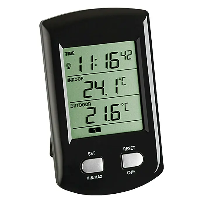 TFA Dostmann Funkthermometer Ratio - Digital, Breite: 29 mm - Vorderansicht