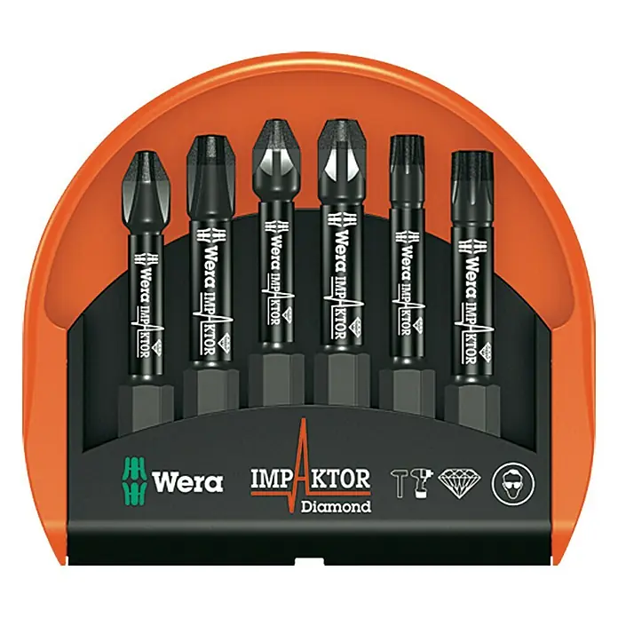 Wera Bit-Set Mini-Check Impaktor 4 - 6 -tlg.