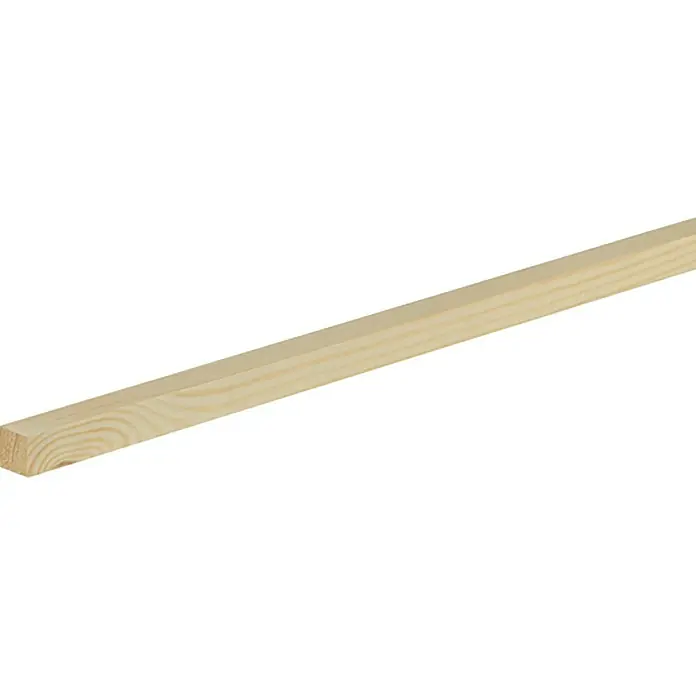 Četvrtasti profil - 2,4 m x 1,3 cm x 1,3 cm, Smreka-bor - Pogled s lijeve strane