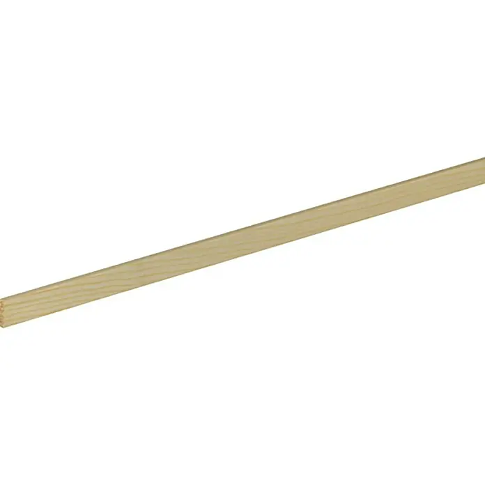 Profiles and more Ravni profil - 1 m x 13 mm x 3 mm, Smreka-bor, Neobrađeno - Pogled s lijeve strane